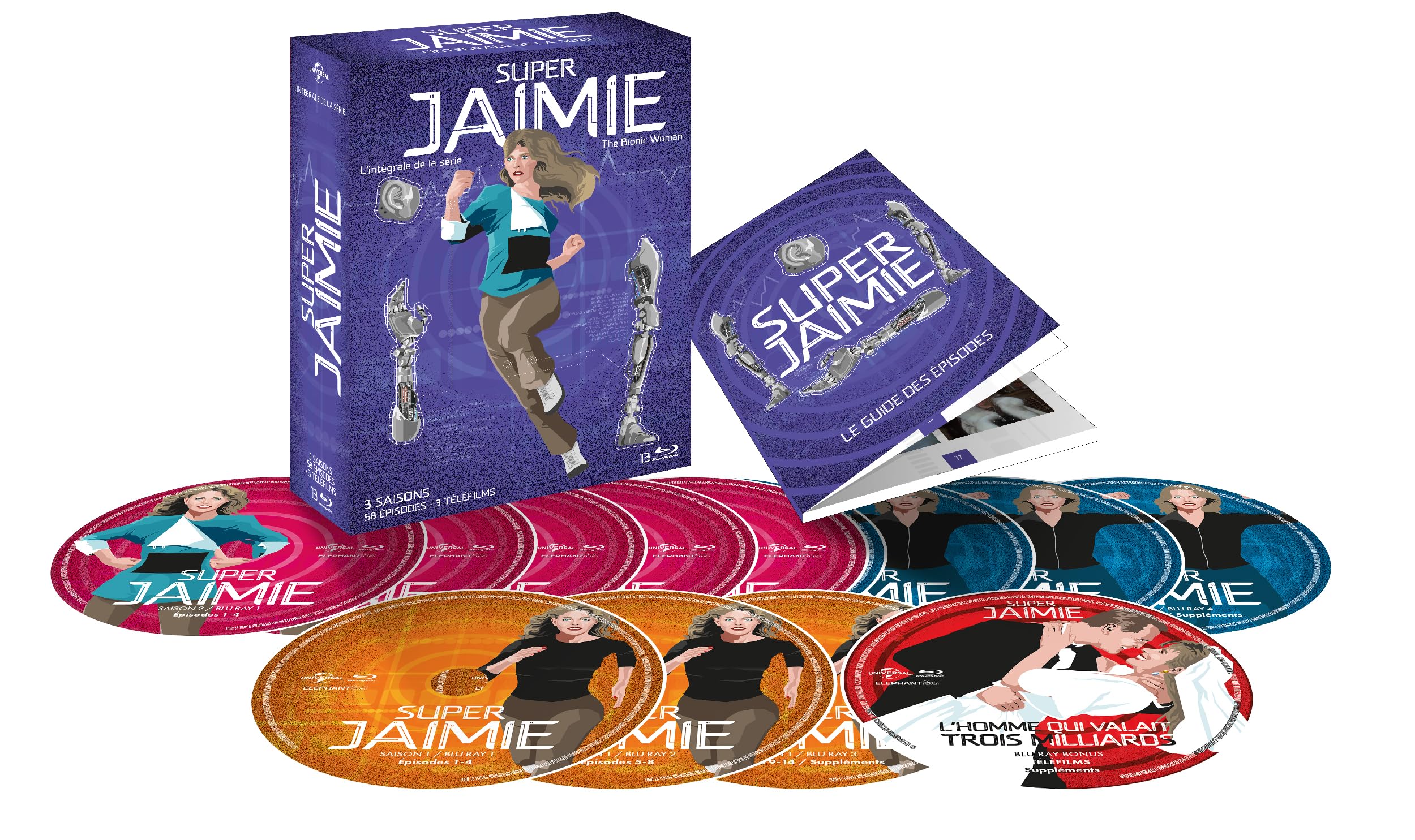 Image secondaire de [Elephant Films] Edition française officielle - Super Jaimie - L'intégrale saisons 1 à 3 - Coffret 13 blu-ray + livret 52 pages
