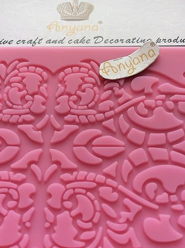 Miniatura 9 de Anyana pastel de encaje de boda comestible silicona hornear encaje Mat fondant impresión textura encaje decoración molde azúcar artesanía glaseado
