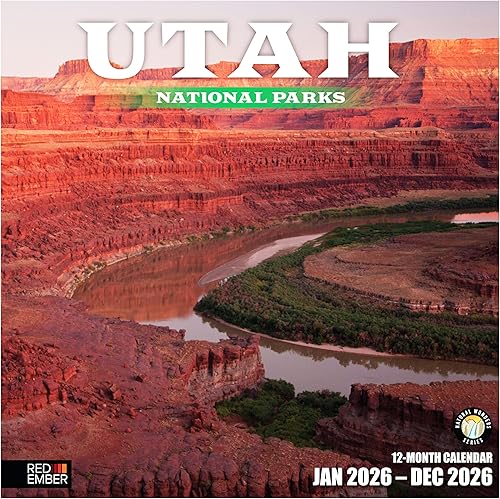 Miniatura 59 de RED EMBER Enchanted Places - Calendario de pared 2026 de 12 meses, 12 x 24 pulgadas, abierto, papel grueso y resistente, para regalo, calendario