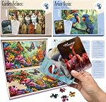 QUOKKA 60 Les pièces Dementia Puzzles pour les personnes âgées - Produits pour les aînés - 3 Jeux de puzzle Alzheimers pour adultes FamilyMemories - Cadeaux cognitifs pour les hommes et les femmes