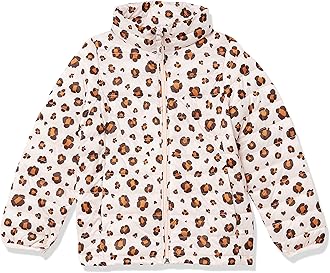 Girls and Toddlers' Light-Weight Water-Resistant Packable Mock Puffer Jackets