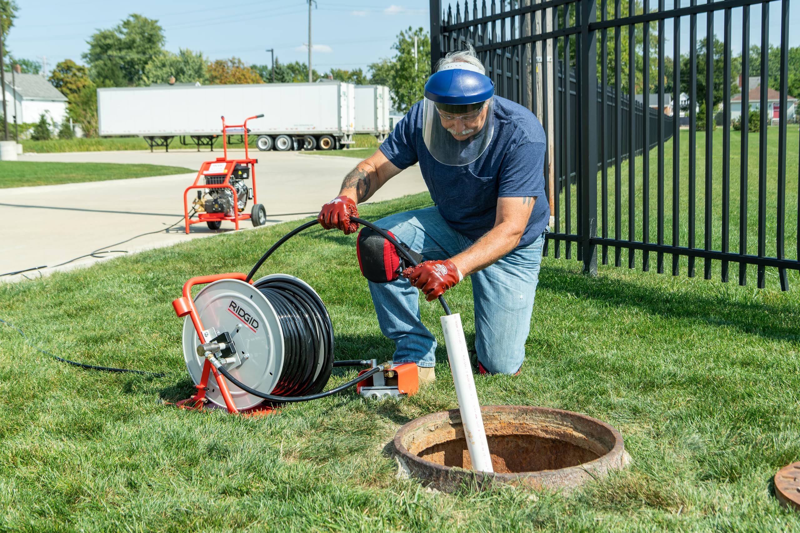 【3連休特別価格】【美品】JET CITY Jettenuator Amazon.com: RIDGID 37413 KJ-3100 Water Jetter : Patio, Lawn & Garden