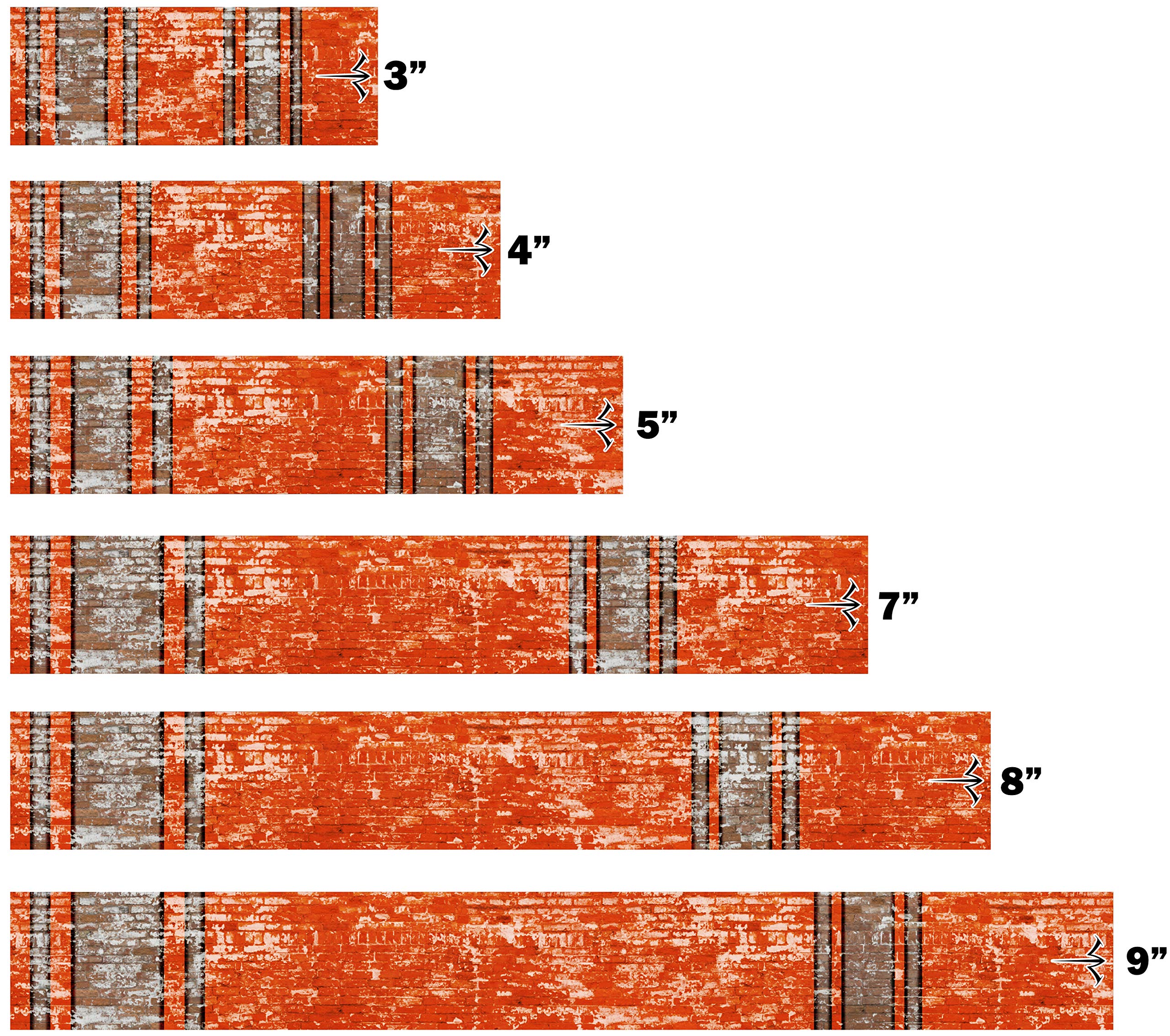 White Water Archery Laminated Orange Distressed Wood Traditional Cresting 1 Arrow Wraps 15pc Pack Choose Length Width
