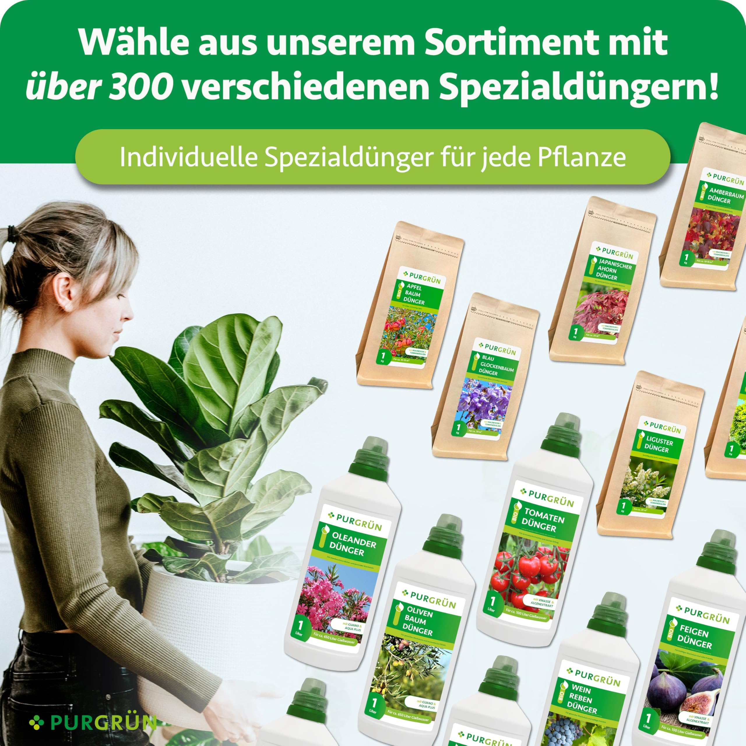 Bio-Avocado-Dünger 1 Liter – Organische Rezeptur – Premium-Flüssigdünger – NPK 4+1+7 – Mit Algenextrakt & Vinasse – Extra Kalium für prächtige Avocados – Ohne tierische Inhaltsstoffe
