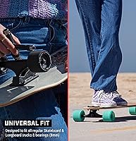 Vista 2 de Fireball Dragon - Juego de arandelas de precisión para patineta y camión, 16 anillos de velocidad para patinetas y longboards