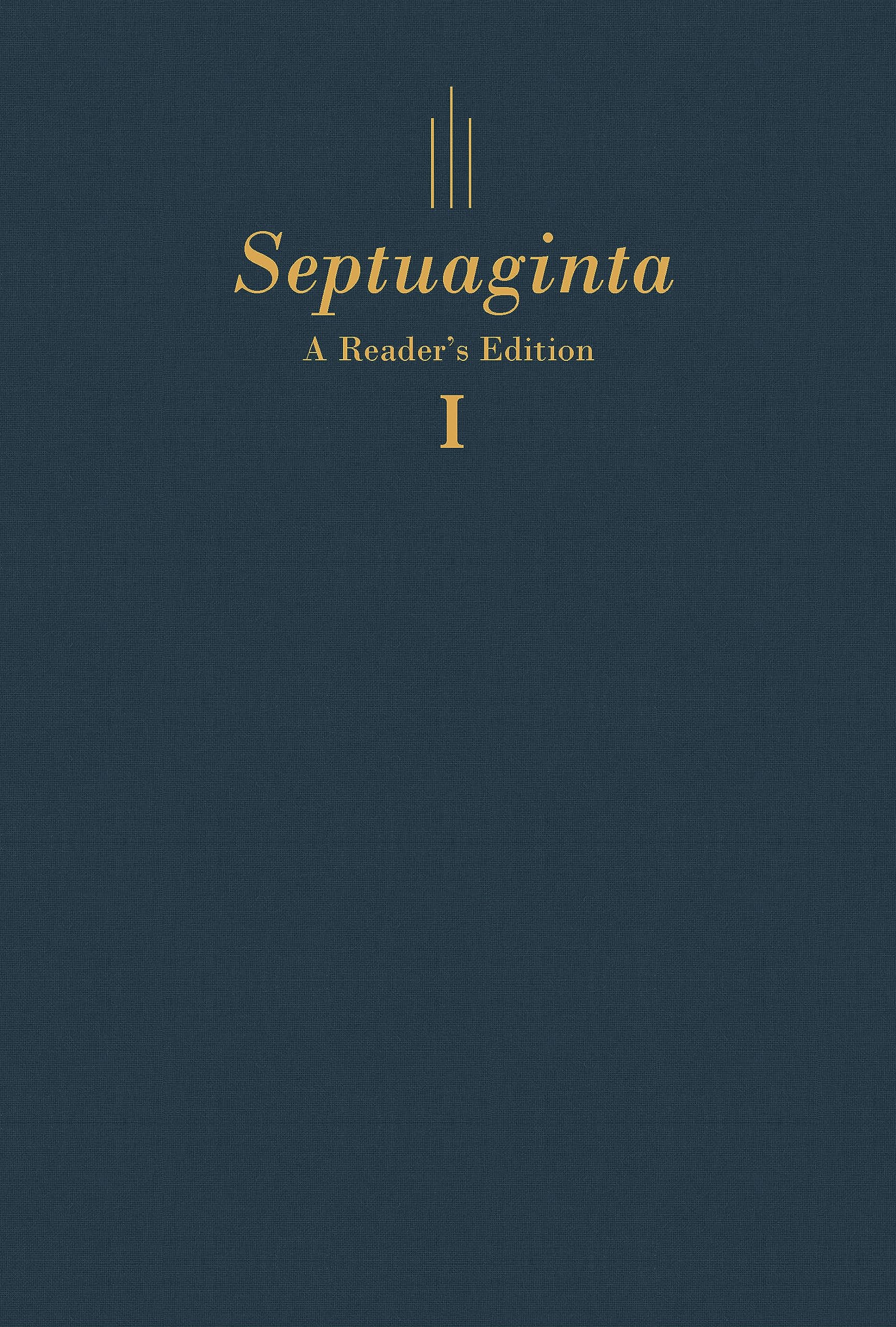 Septuaginta: A Reader's Edition Hardcover: Two-Volume Set