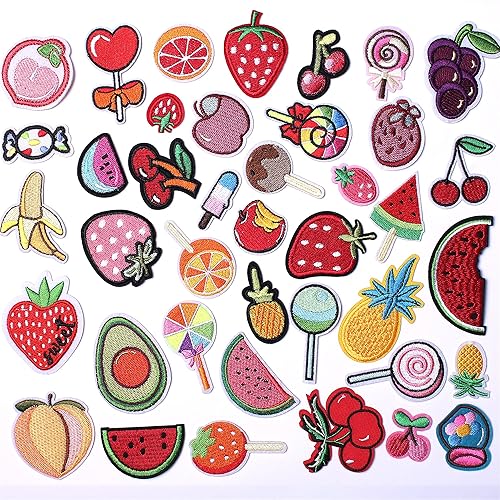 Vista 52 de Parches bordados para automóvil, lindos parches para planchar y coser para automóvil y vehículo, apliques para ropa, vestido, sombrero, jeans, Un