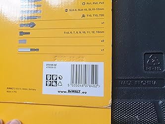 DeWalt DT0109 Screwdriver and Drillbit Set (109 Pieces) : Amazon.co.uk ...