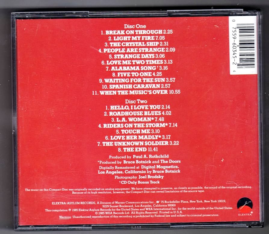 THE BEST OF THE DOORS ドアーズ 日本版 Amazon.co.jp: The Best of the Doors: ミュージック