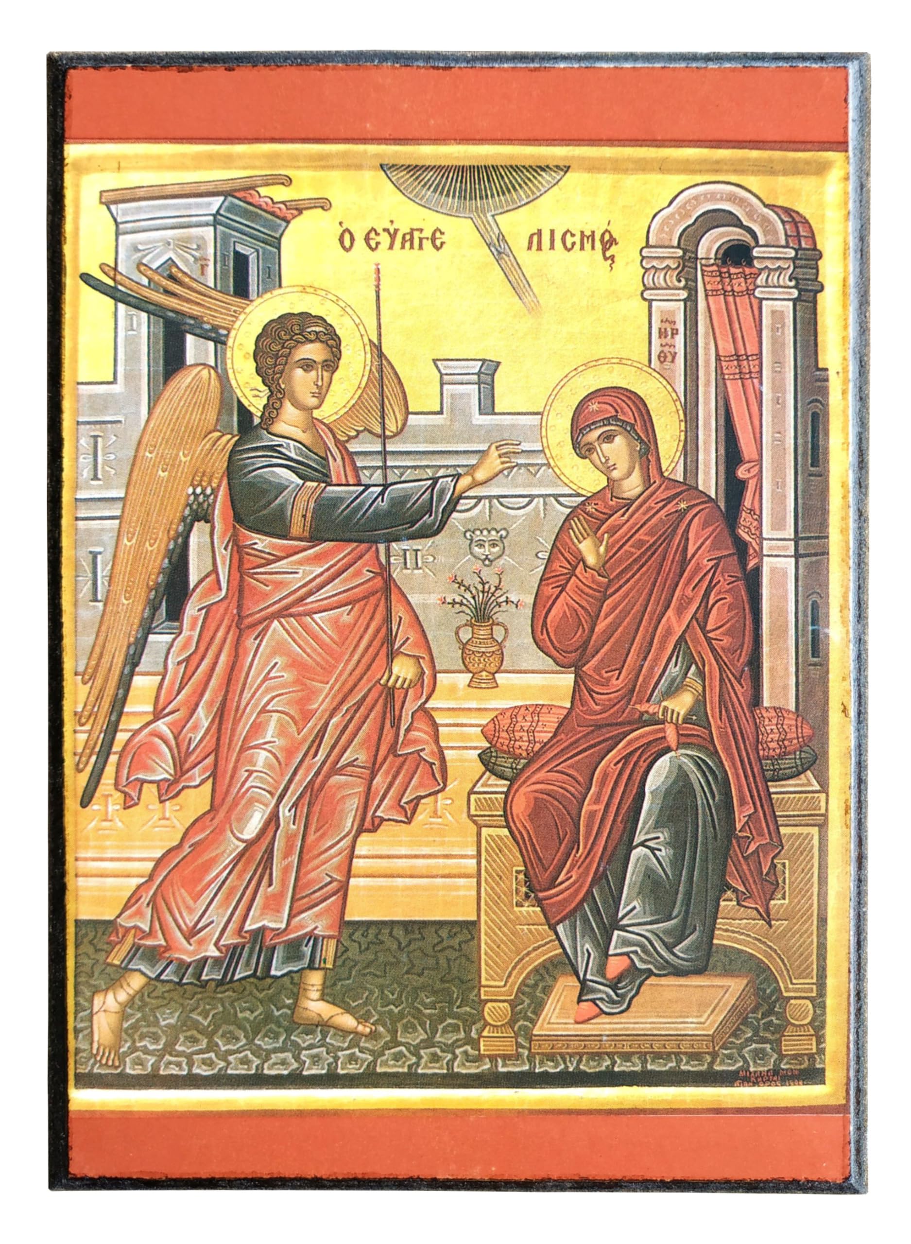 ANNUNCIATION - Greek Byzantine Orthodox Icon