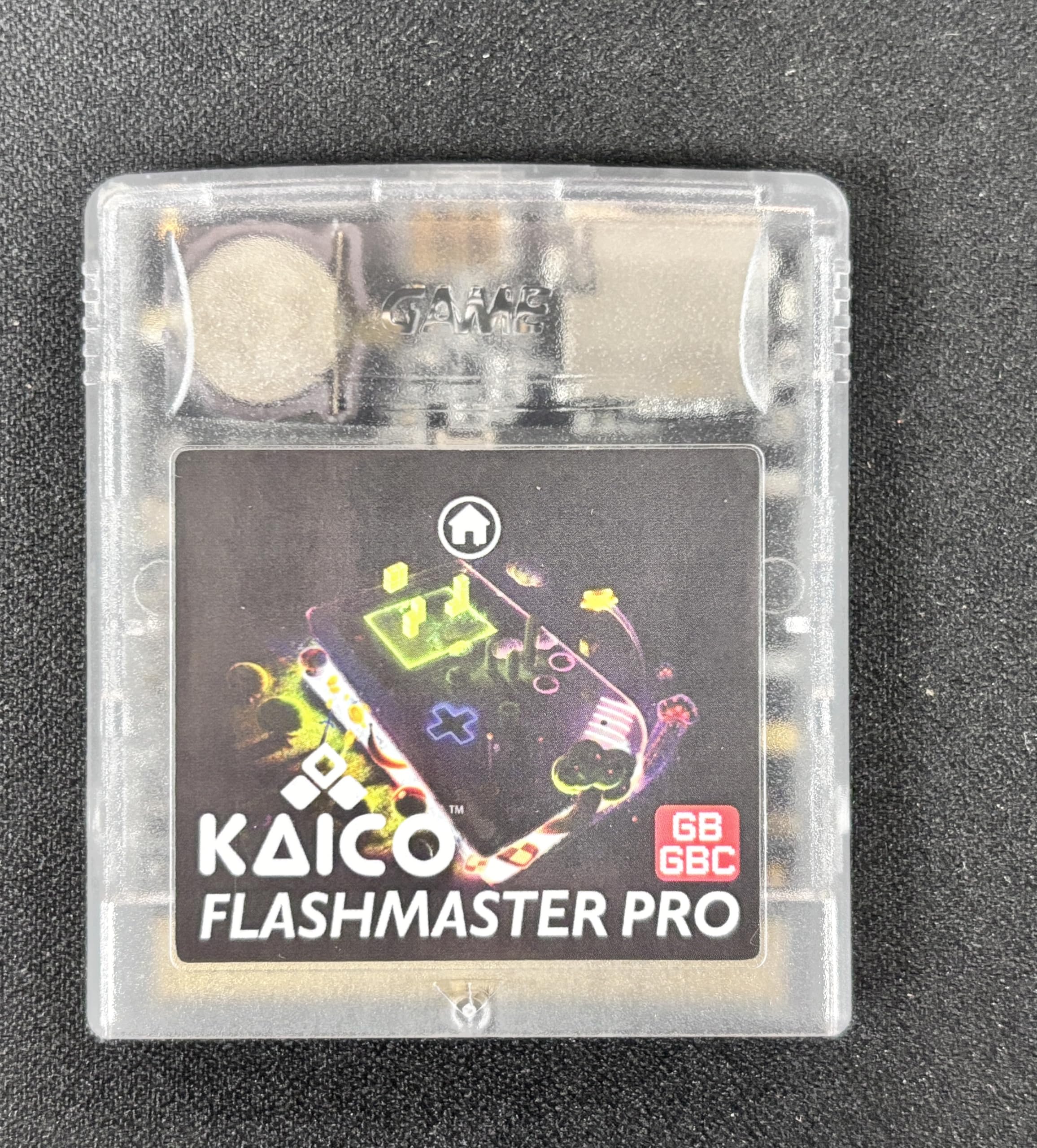 Kaico GB/GBC Flashmaster ED Pro - Cartucho de flash de color Game Boy & Game Boy - Ahorra estados - Cargador de tarjetas SD - Sin regiones - Soporta trucos Homebrew y ROM