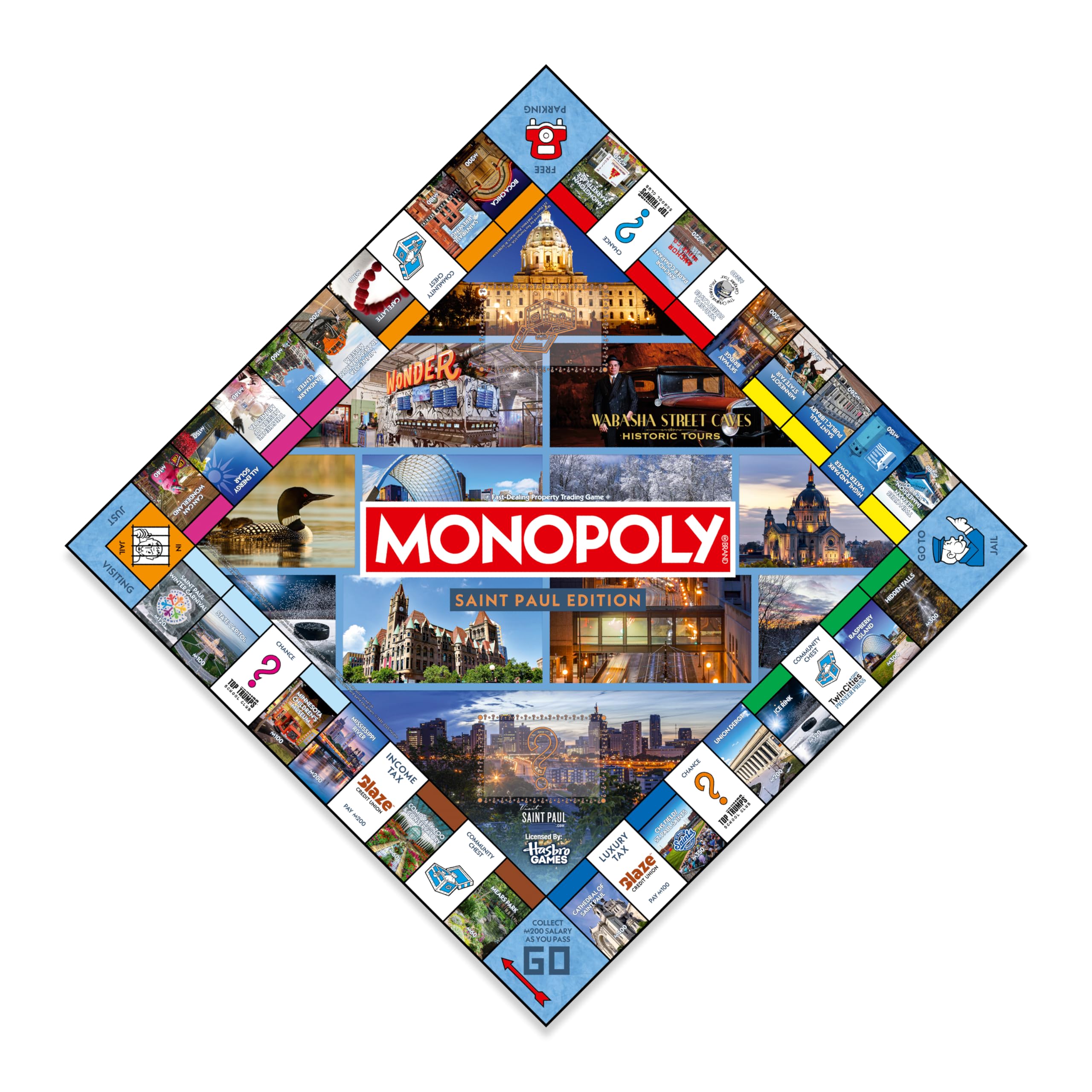 Amazon.com: Monopoly Board Game – Saint Paul, MN Edition: 2-6