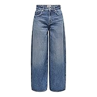 JEANS Donna ONLY 15352198 TAYLOR HW BARREL TAI466 DENIM MEDIUM