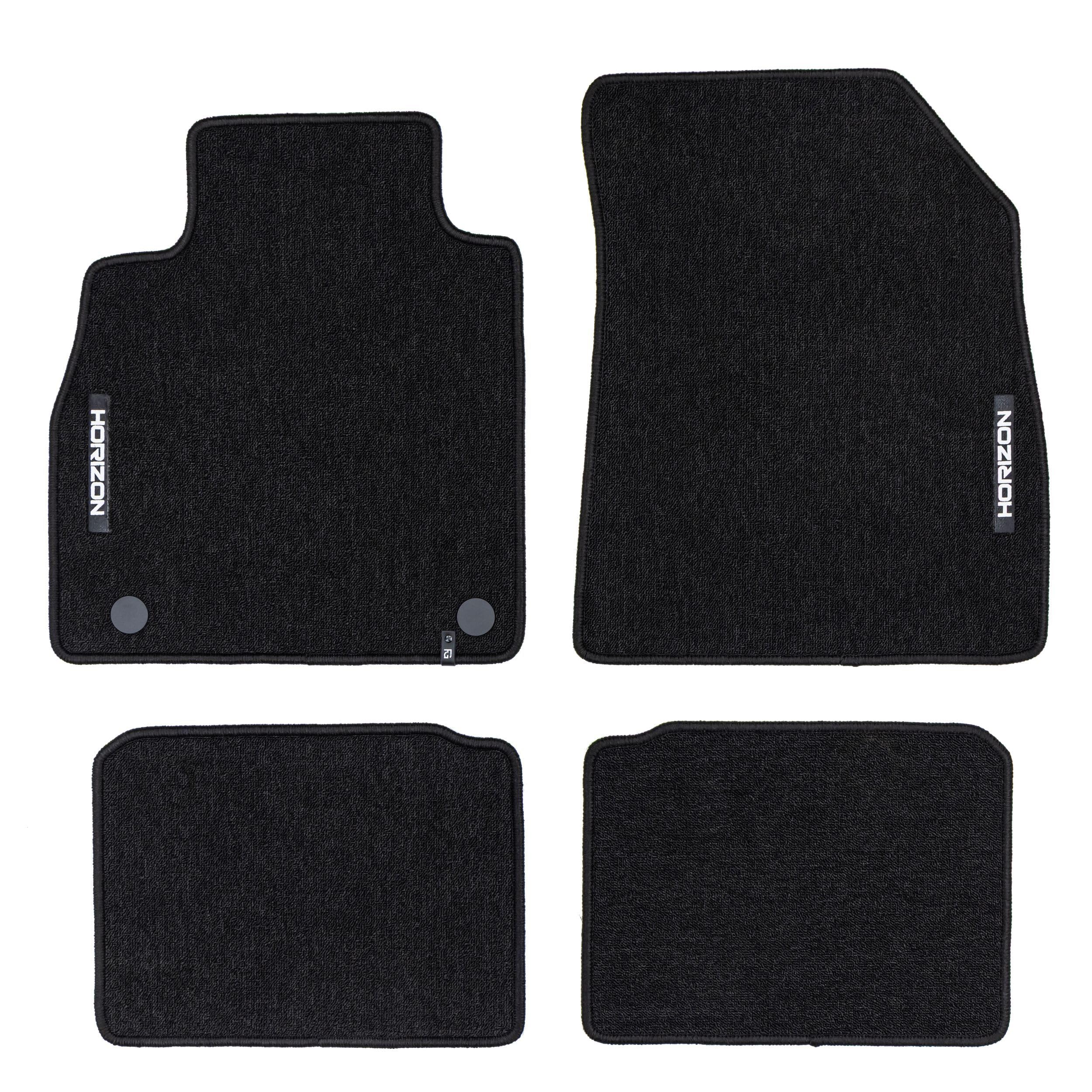 FROGUM Alfombrillas Coche Alfombras de Terciopelo para Nissan Micra K14 2016-2022| Sin Olor | con Anclajes | Prácticos y Elegantes