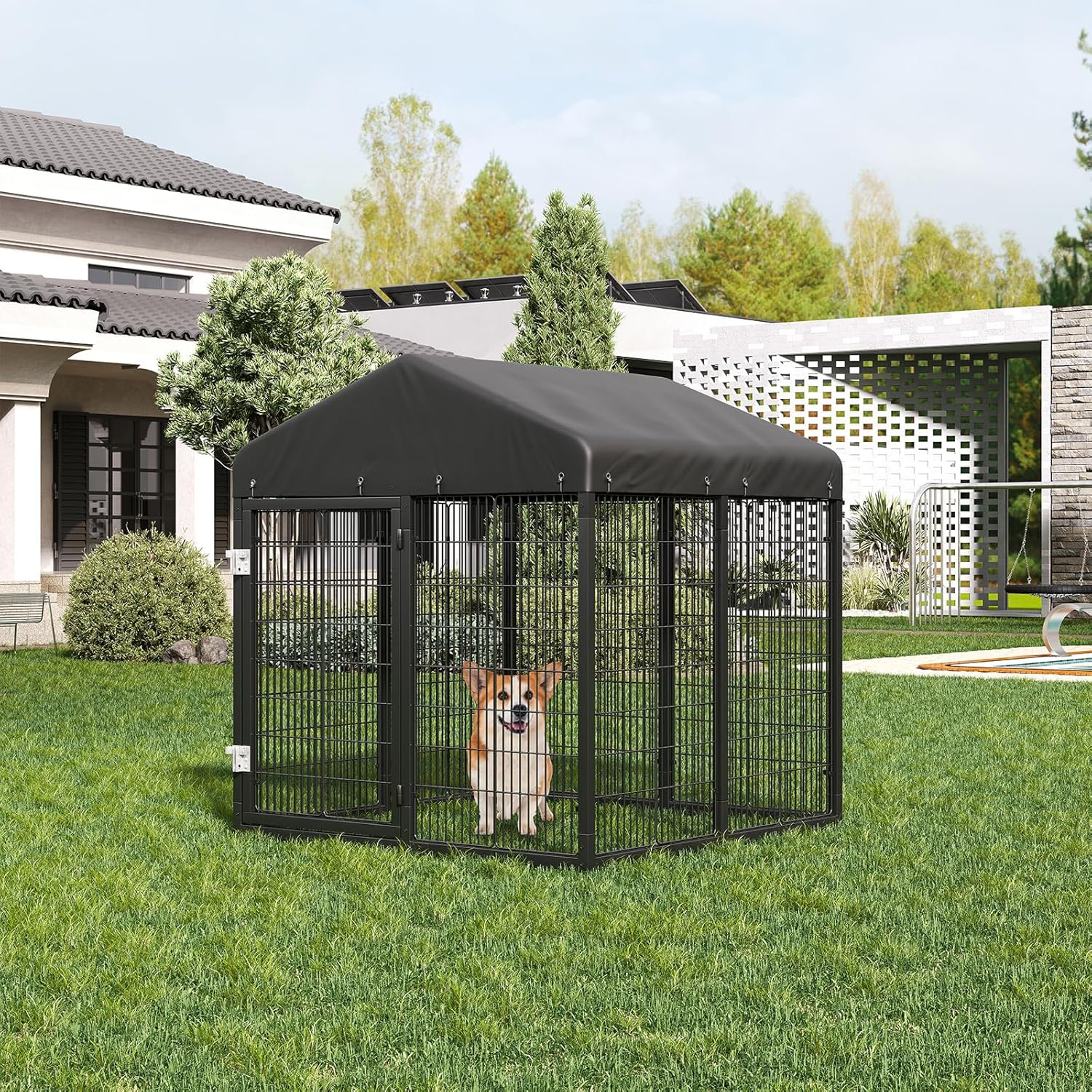 Ultimate Safety and Comfort: Review of the Heavy-Duty Large Outdoor Dog Enclosure