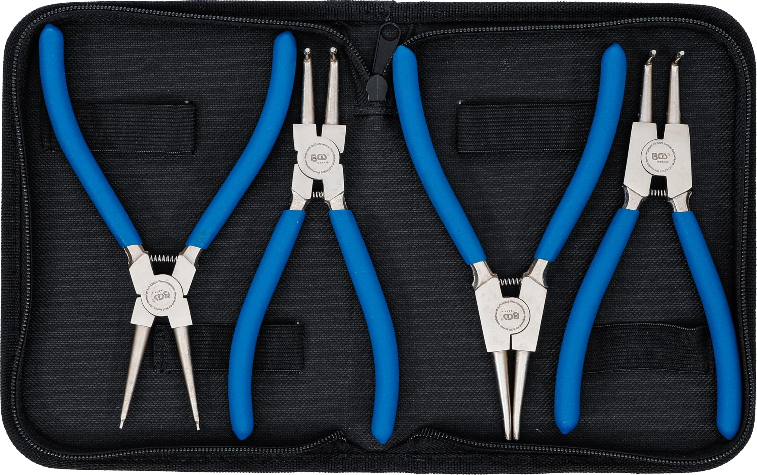 BGS 447 | Circlip Pliers Set | 175 mm | 4 pcs.
