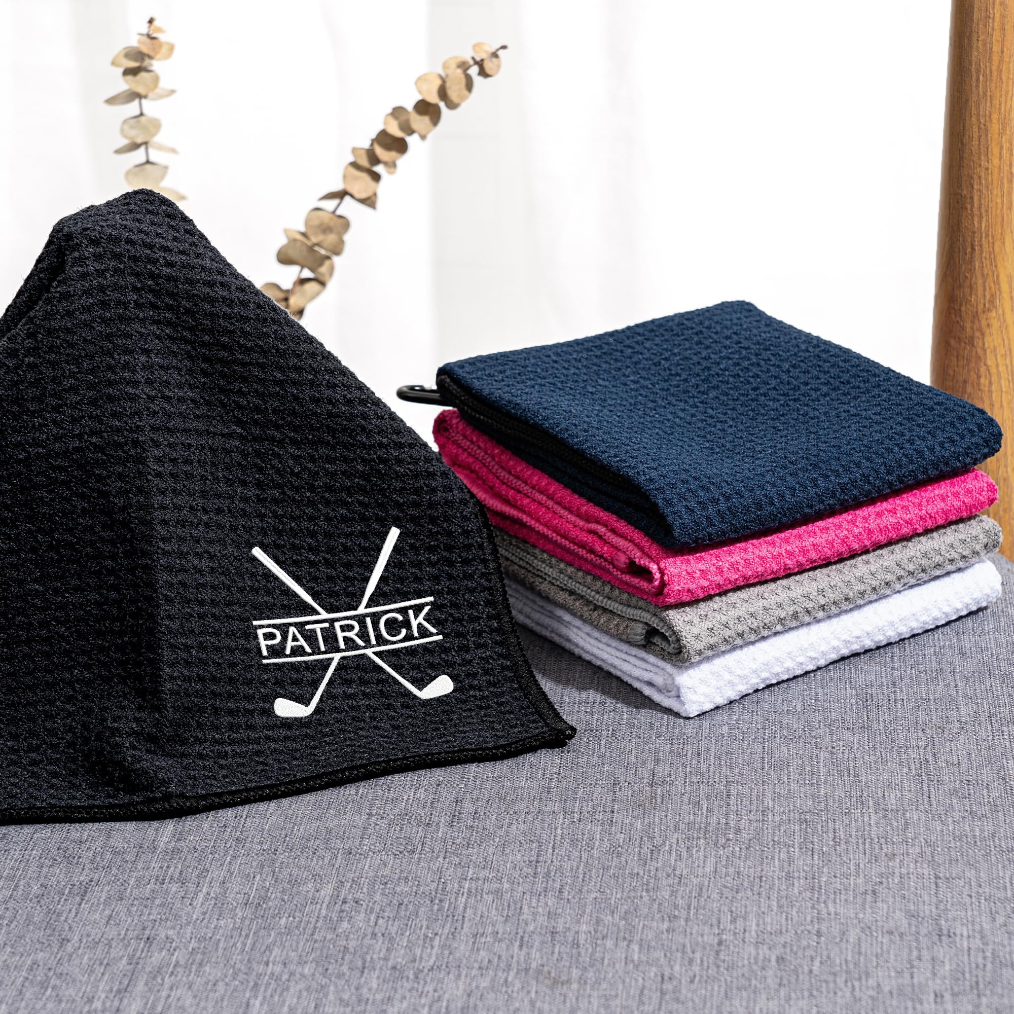 Asciugamano personalizzato da golf regalo Natale uomo donna