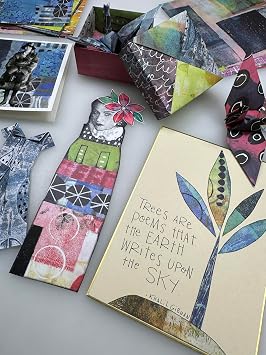 Yasutomo Origami Painted Paper Hodge Podge with 6 Patterns and 24 Sheets, Size 5 7/8 Square, Arts and Crafts Supplies