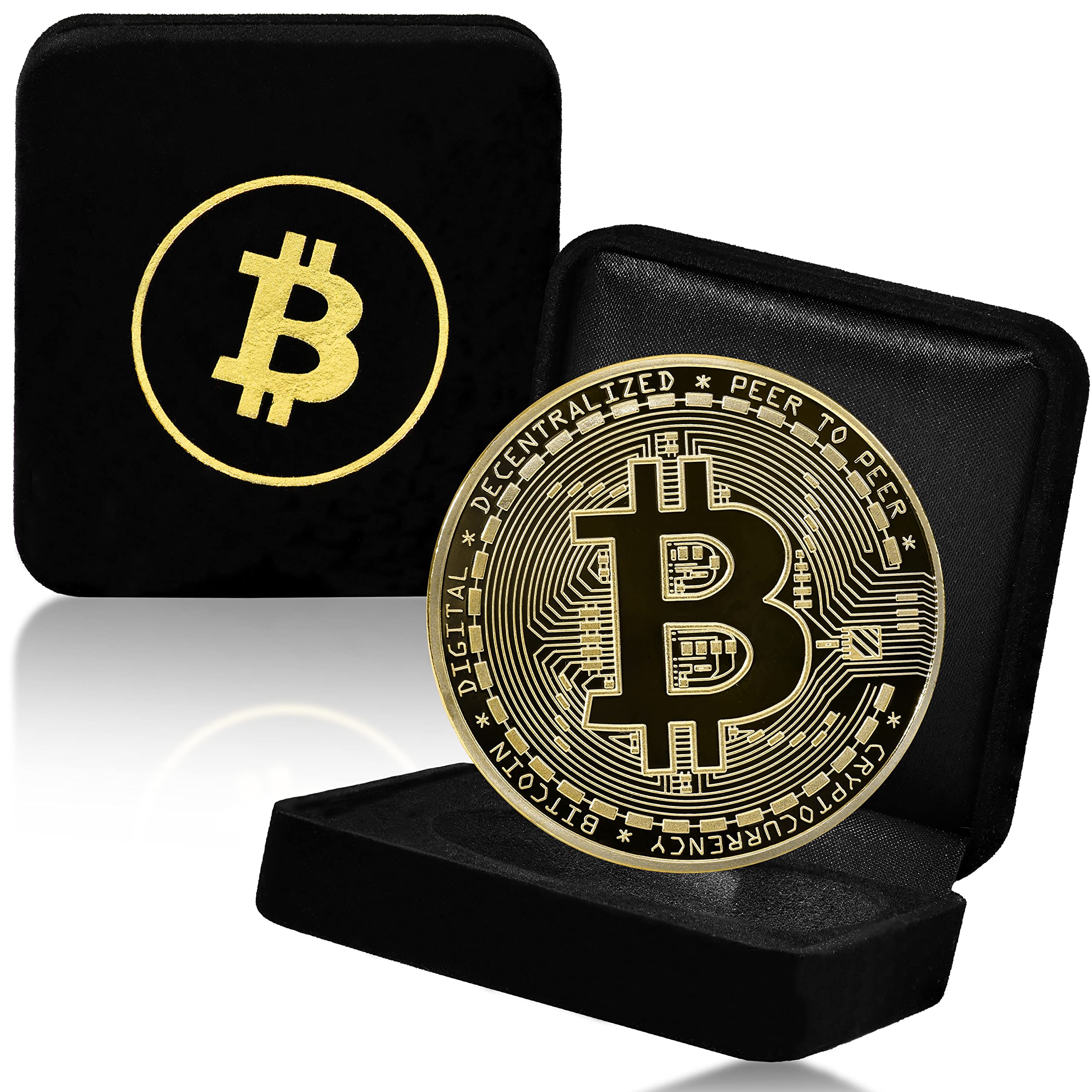 Goldmünze 1oz PfX Physische Goldene Bitcoin Saler ünze [it 24-Karat  Echt-Gold Escape From Tarkov