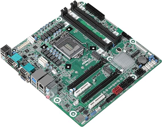 Asrock Industrial IMB-X1313 Micro ATX Motherboard Intel W480E LAG1200 Dual Channel DDR4 2933/2666 / 2400 MHz
