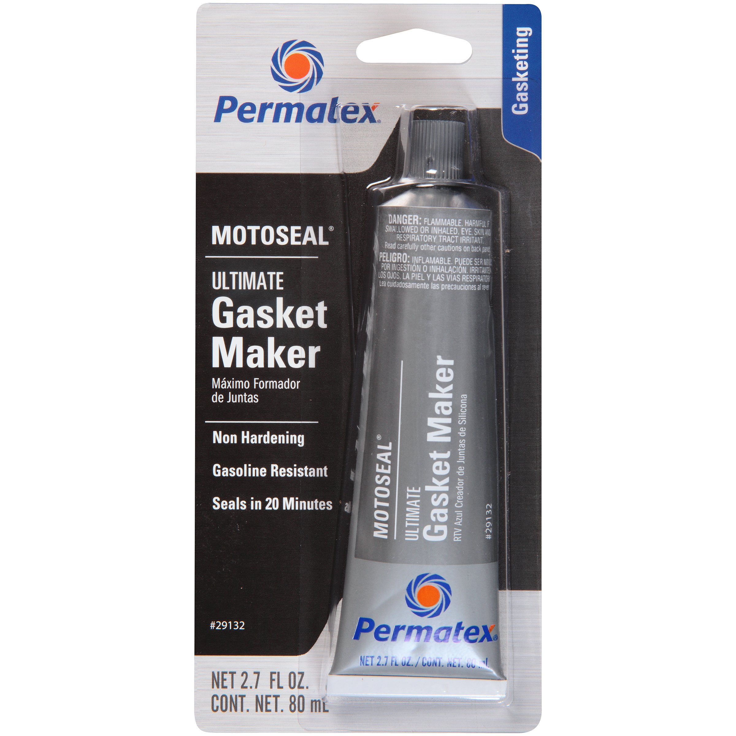 Permatex29132-6PK MotoSeal 1 Ultimate Gasket Maker Grey, 2.7 oz. (Pack of 6)