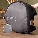 Bedsure Petit lit de chien lavable, Lits de chat ronds pour les chats intérieurs,20in Lit en peluche douce, lits de chien pour petits chiens pour chiots et chatons, fond antidérapant, facile à nettoyer