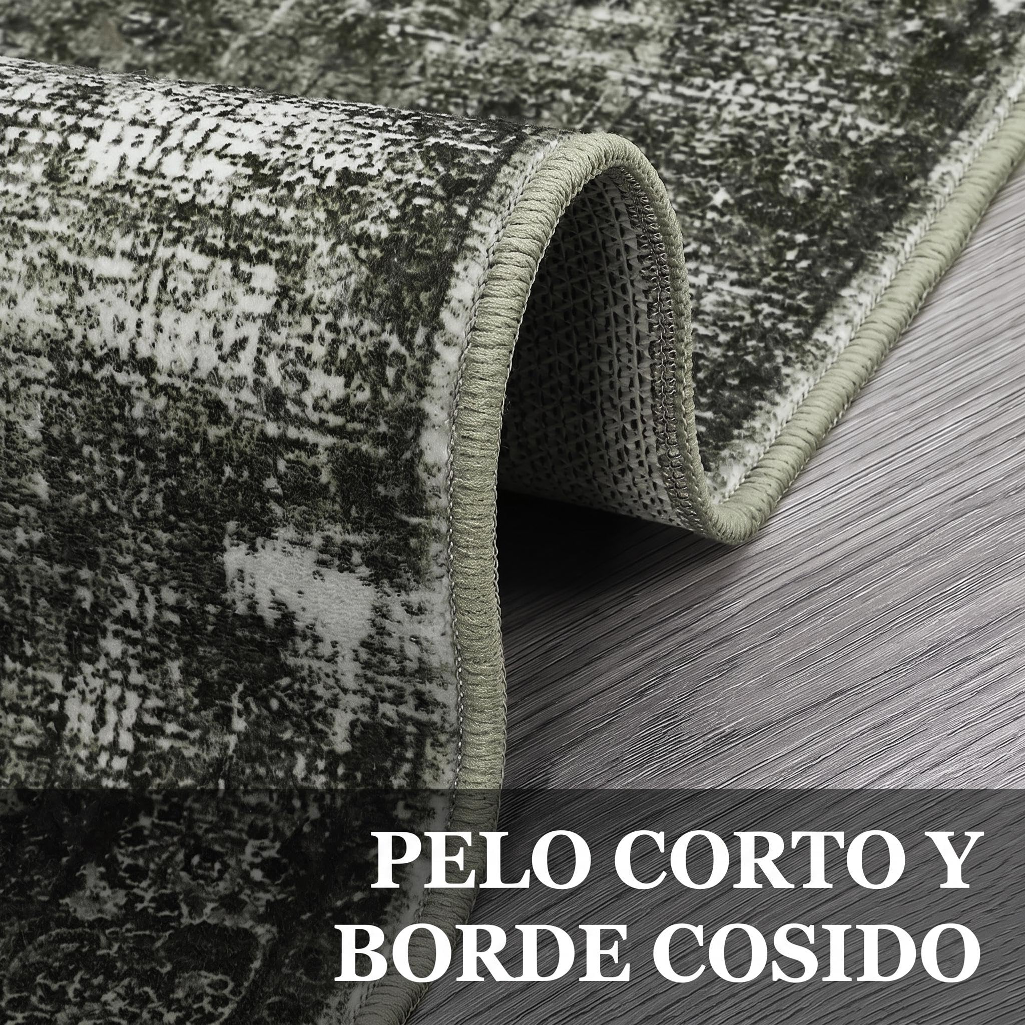 Garvee Alfombra Salon Persa Vintage Lavable 200x290cm Dormitorio Sala