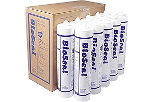 Clear BioSeal Waterproof Silicone RTV Sealant 10OZ Cartridge