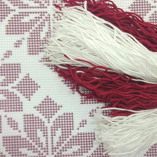 Miniatura 2 de Brvsk Nordic Star. Kit de bordado. Almohada de 16 x 16 pulgadas. Lienzo impreso para tapiz, calidad europea