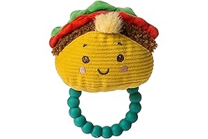 Taco 'Bout a Baby Rattle - Sweet Soothie Taco with Silicone Ring