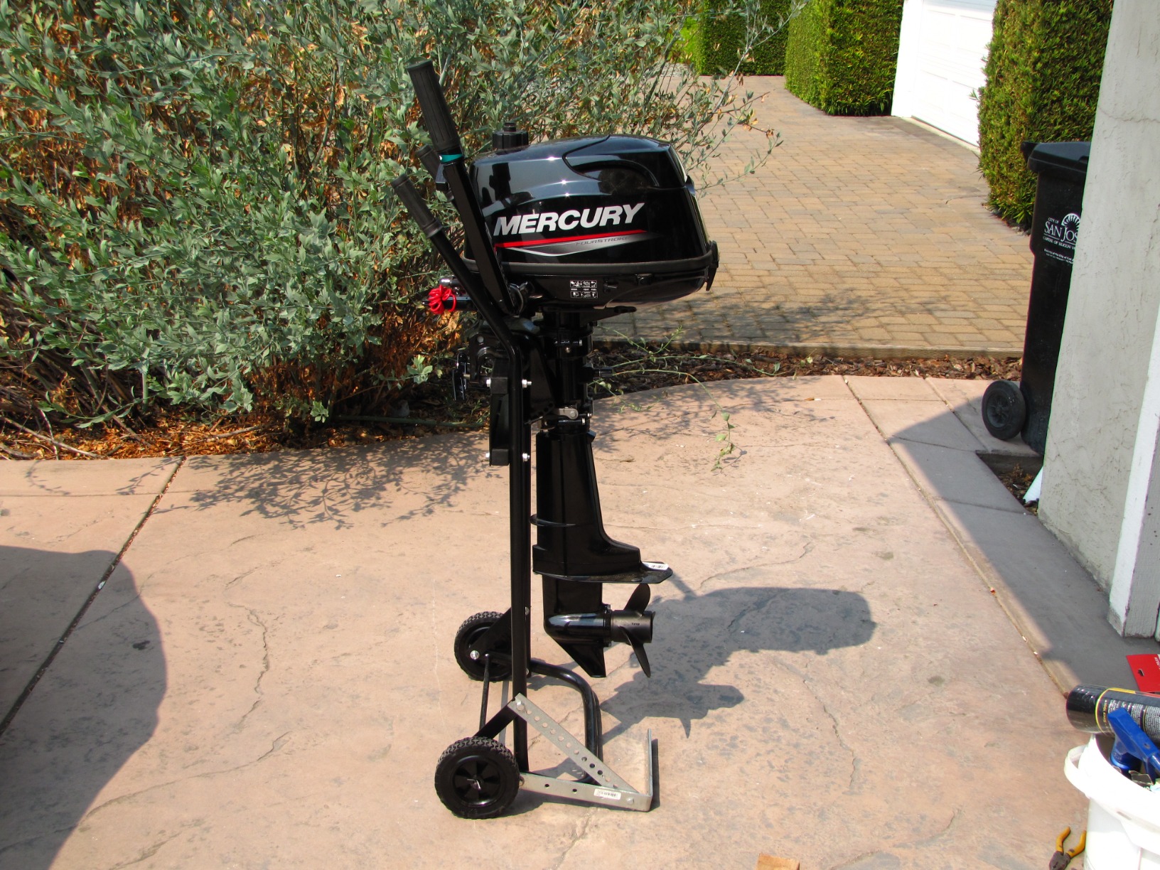 Boat Motor Nisorpa Outboard Motor Stand Stand Folding Outboard