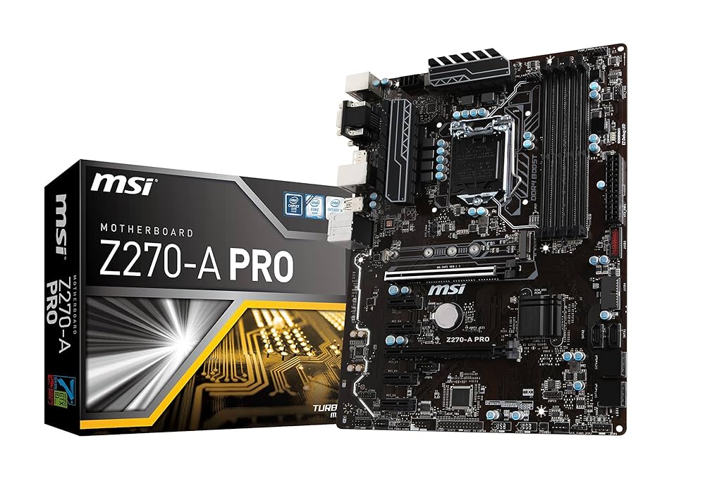 Amazon | MSI Proシリーズ Intel Z270 DDR4 HDMI USB 3 SLI ATX