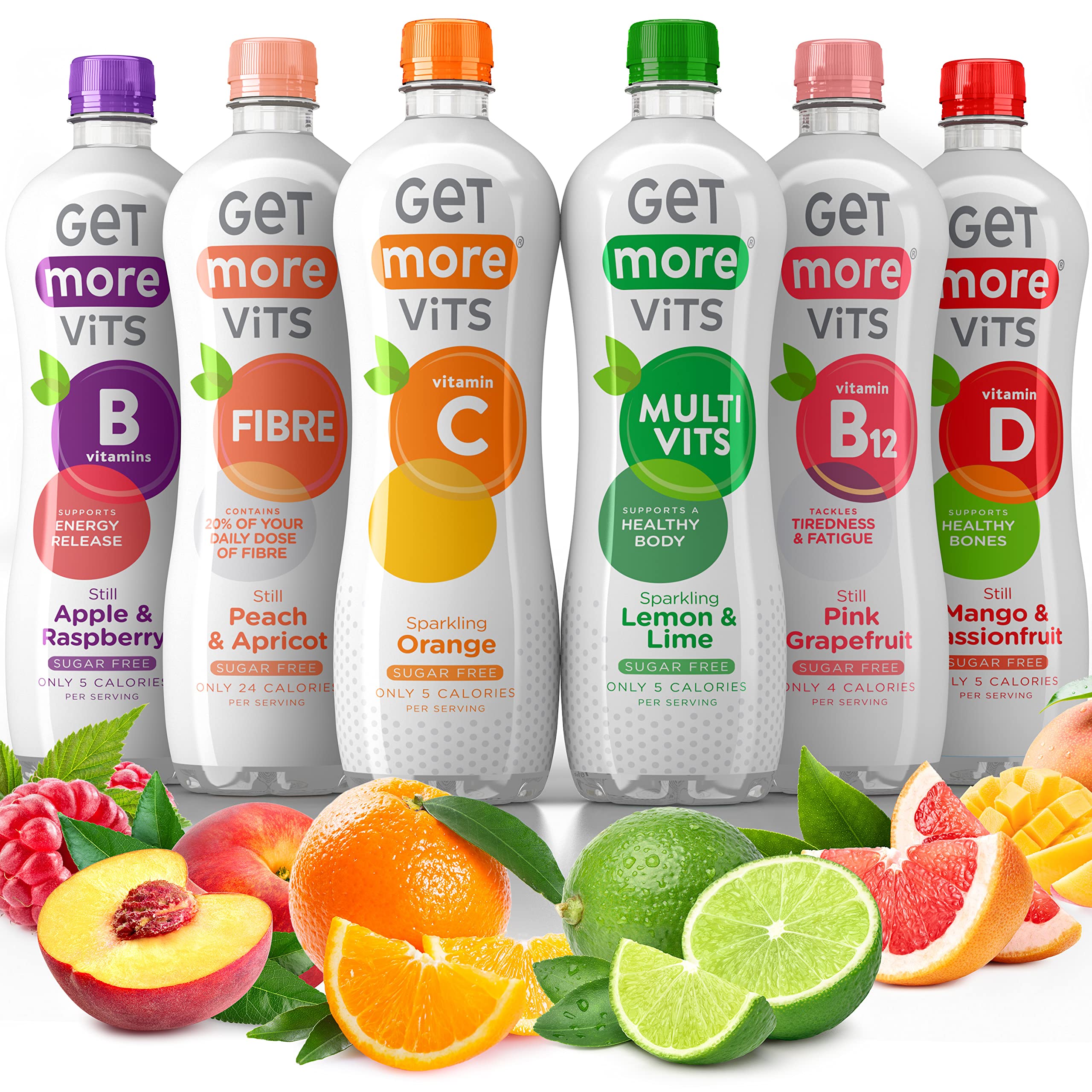 Buy Get More Vits Still & Sparkling Water Low Calorie & Sugar Free