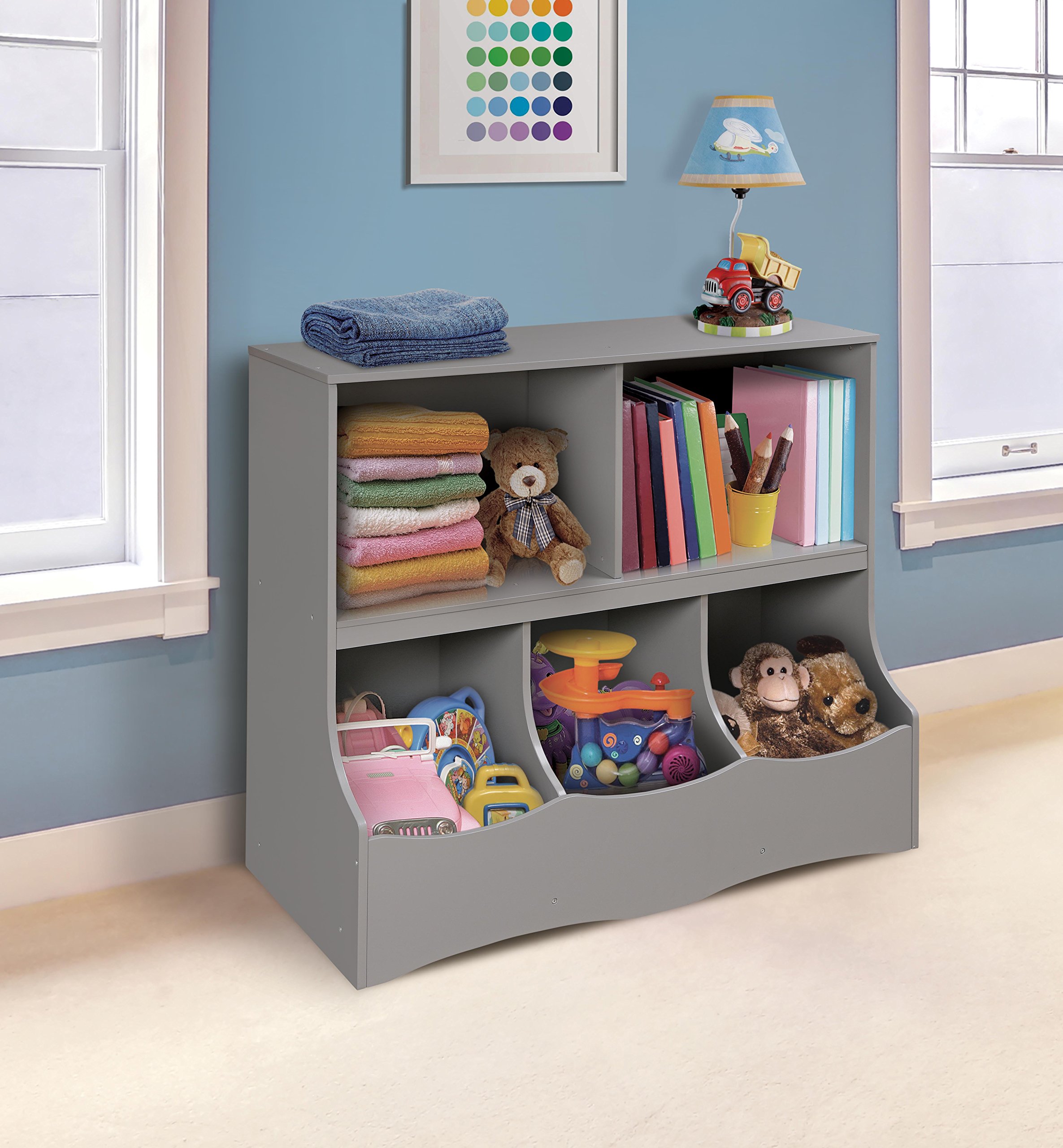 Amazon.com: Badger Basket Multi-Bin Storage Cubby for Kids - Toy