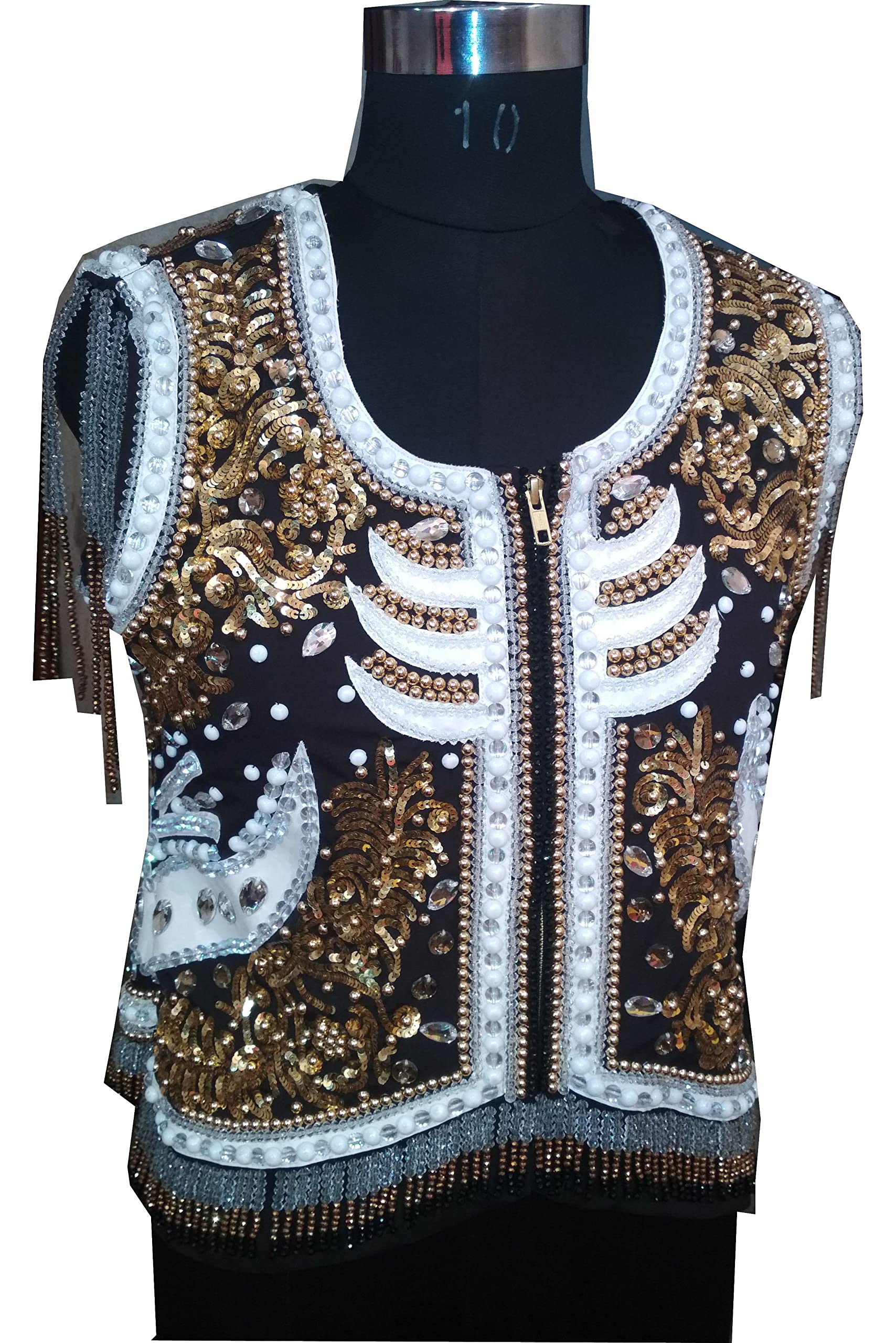 Western Showmanship Pleasure Horsemanship - Chaqueta formal de equitación para mujer con almohadilla de exhibición
