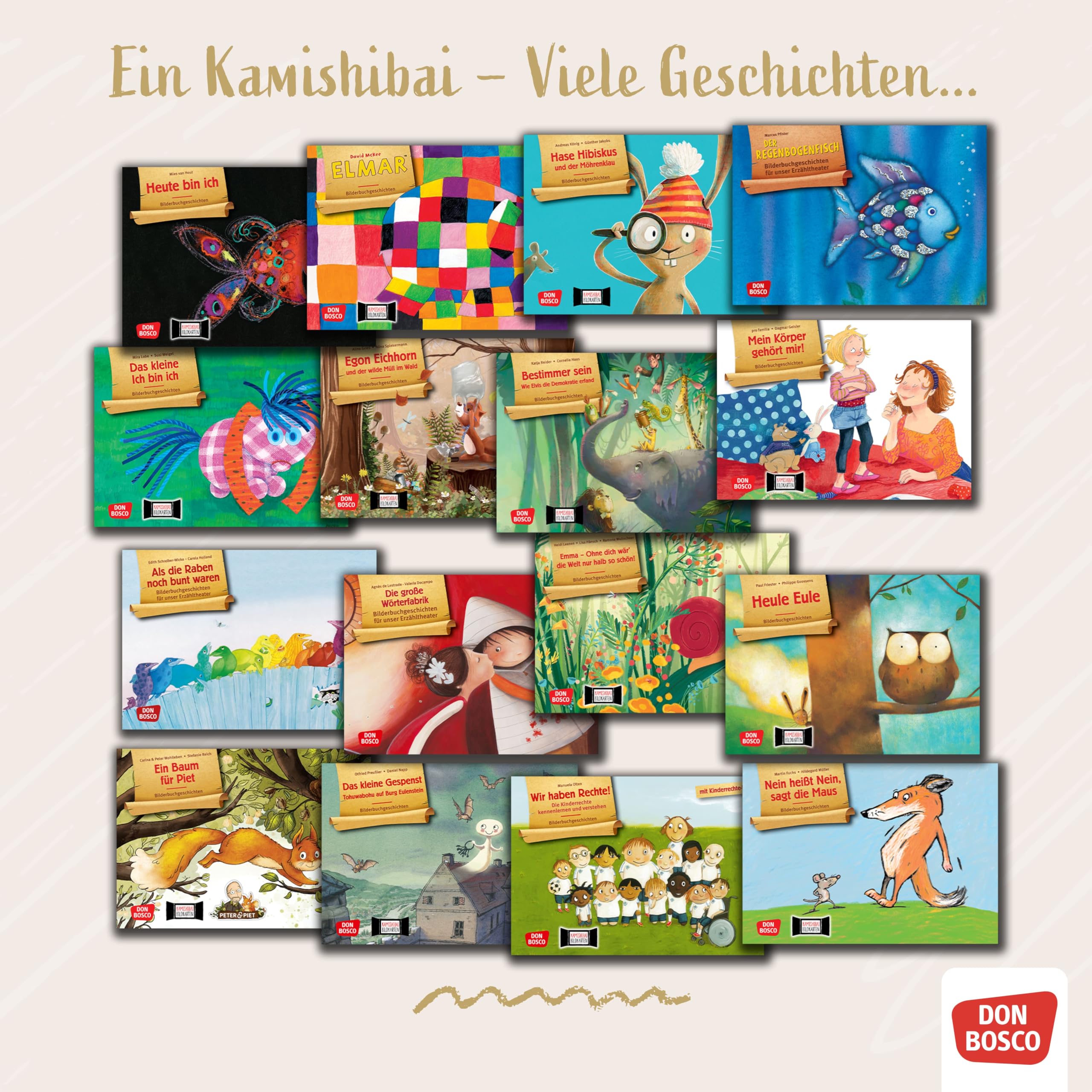 Vom kleinen Maulwurf, der wissen wollte, wer ihm auf den Kopf gemacht hat. Kamishibai Bildkartenset: Entdecken - Erzählen - Begreifen. Bilderbuchgeschichten für unser Erzähltheater. Für Kita & Zuhause