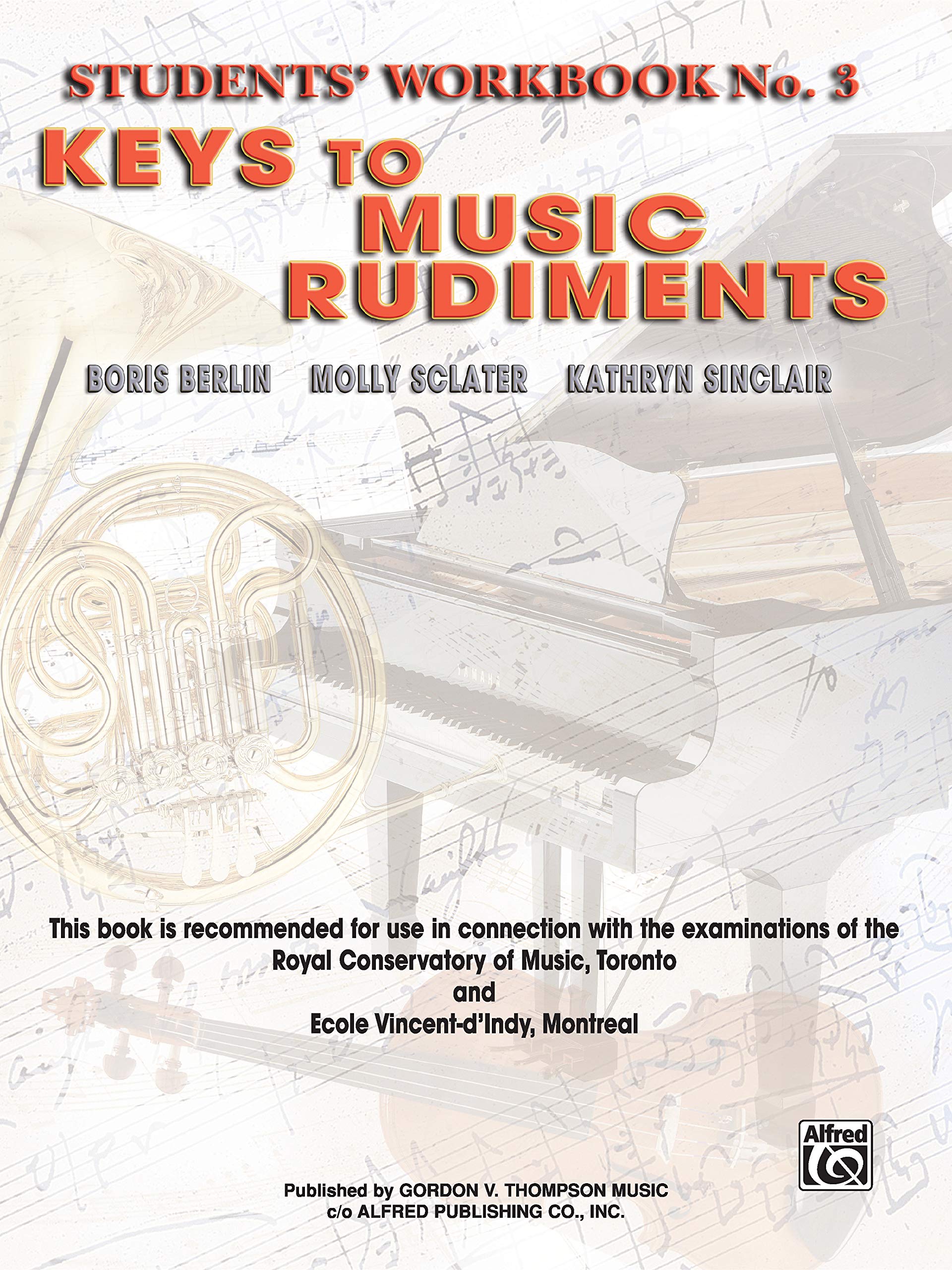 Keys to Music Rudiments, Book 3: Students' Workbook No. 3
