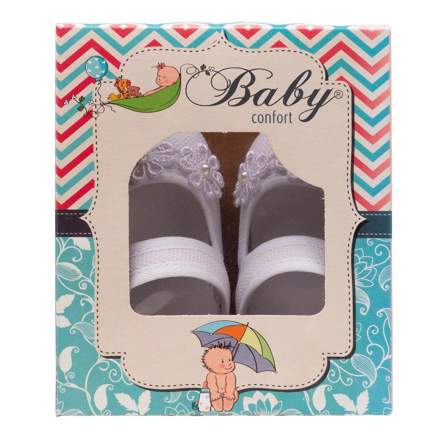 Sapatinho de Bebê em Malha Branco com Renda e Pérolas, Recém Nascida, Calçado para Batizado em promoção! Veja a oferta e mais achadinhos de Sapatos Infantis 6 Hoje é o melhor dia para comprar Sapatinho de Bebê em Malha Branco com Renda e Pérolas, Recém Nascida, Calçado para Batizado com aquele preço maroto! Promoção! Aproveite a oferta! 6