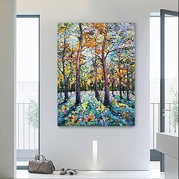 Amazon.com: Diathou Art 40x28 inch Hand-Painted Abstract