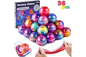 JOYIN Slime Party Favors - 36 Pack Galaxy Slime Balls