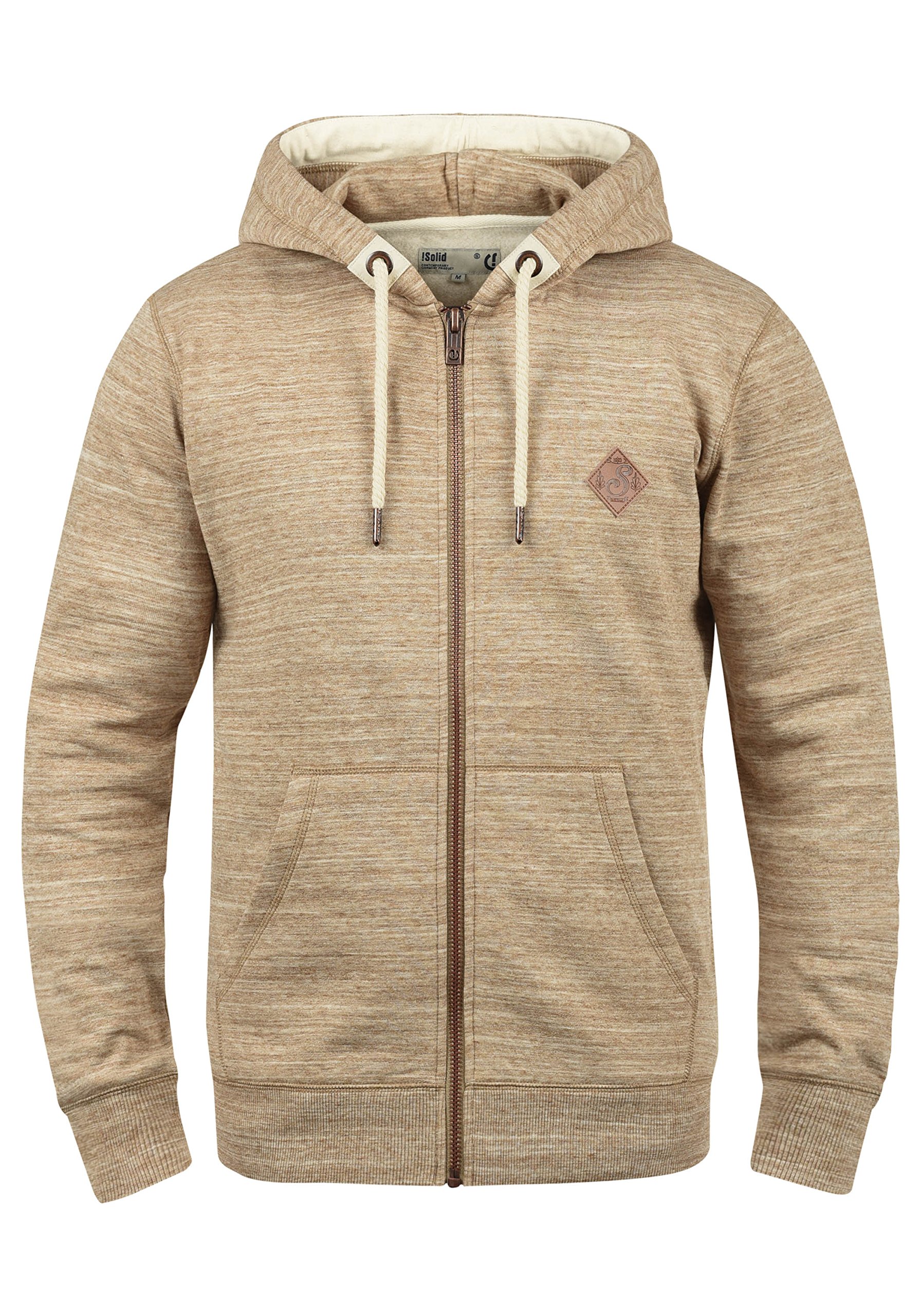 !Solid SDCraig Herren Sweatjacke Kapuzenjacke Hoodie mit Kapuze Kordelzug Reißverschluss Kängurutasche Baumwollmischung Regular fit