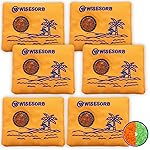 Wisesorb 50g x 6 Packs Rechargeable Desiccant Packs, Orange Indicating Silica Gel Packets, Moisture Absorber for Storage, Seeds, 3D Filaments, Electronics, Safes, Luggage - Reusable Dehumidifier Bags