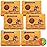 Wisesorb 50g x 6 Packs Rechargeable Desiccant Packs, Orange Indicating Silica Gel Packets, Moisture Absorber for Storage, Seeds, 3D Filaments, Electronics, Safes, Luggage - Reusable Dehumidifier Bags
