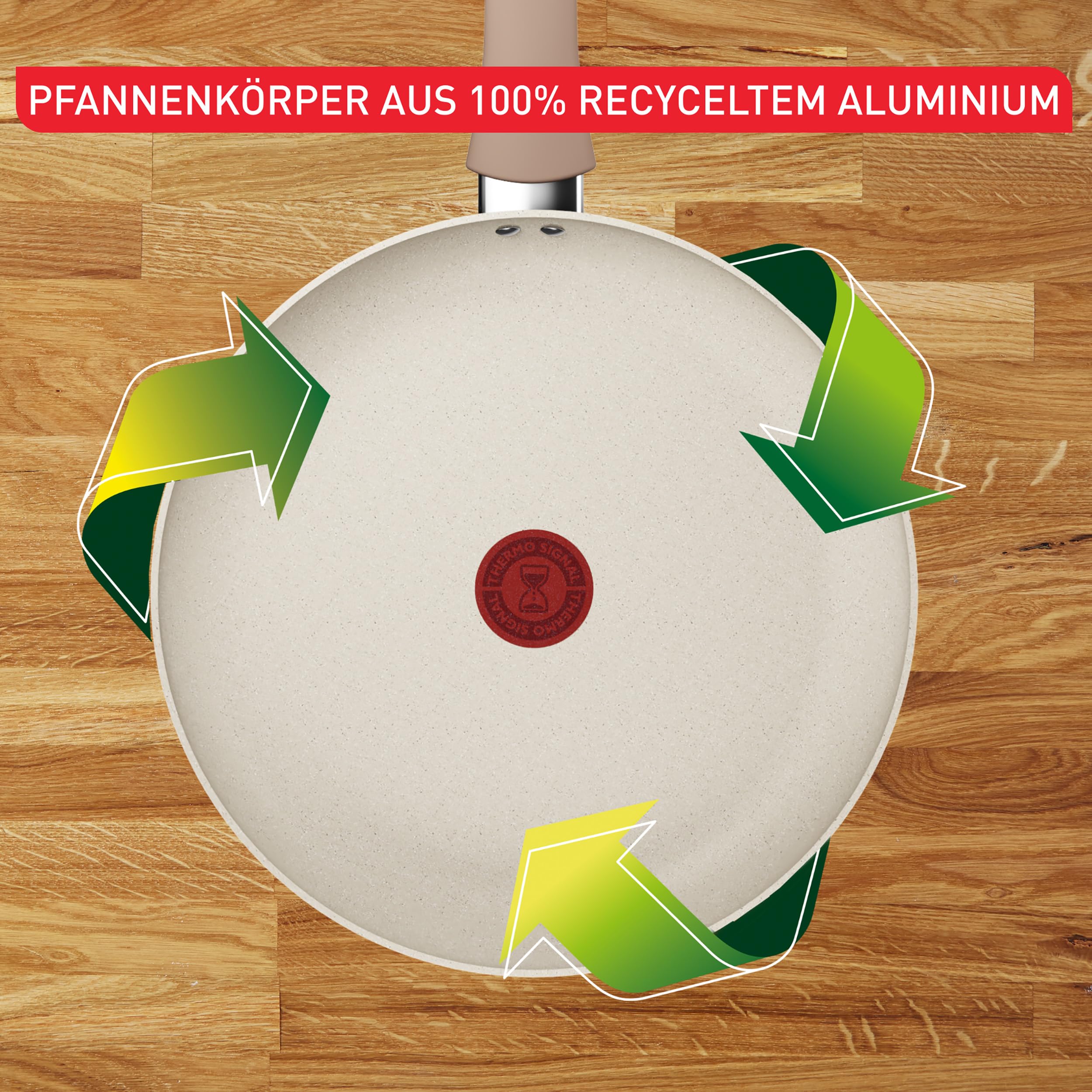 Tefal Stone White On 7-teiliges Kochgeschirr-Set, Mineralia+ Antihaftbeschichtung, Thermo-Signal, Thermo-Fusion-Boden, kompatibel mit allen Herdarten, Glasdeckel mit Dampföffnung, Weiß, G199S544