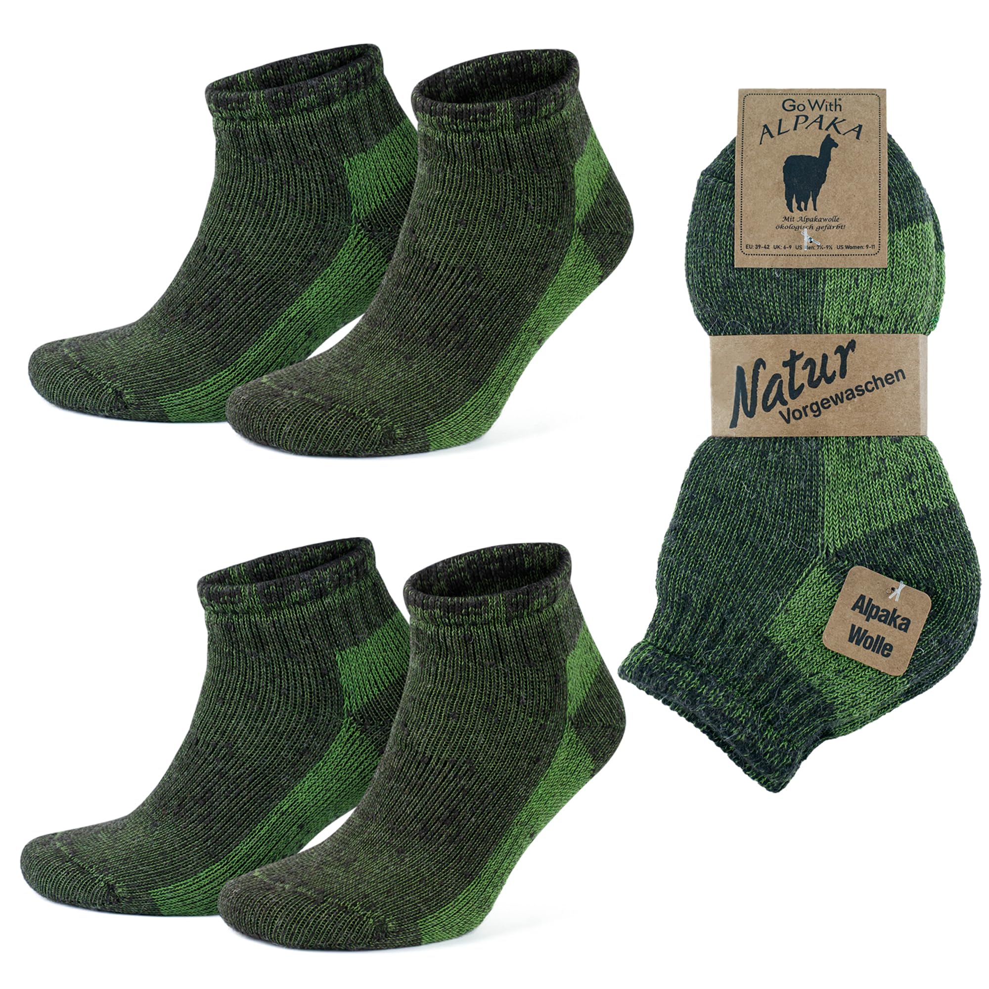 GoWith Alpaca Wool Low-Cut Ankle Socks