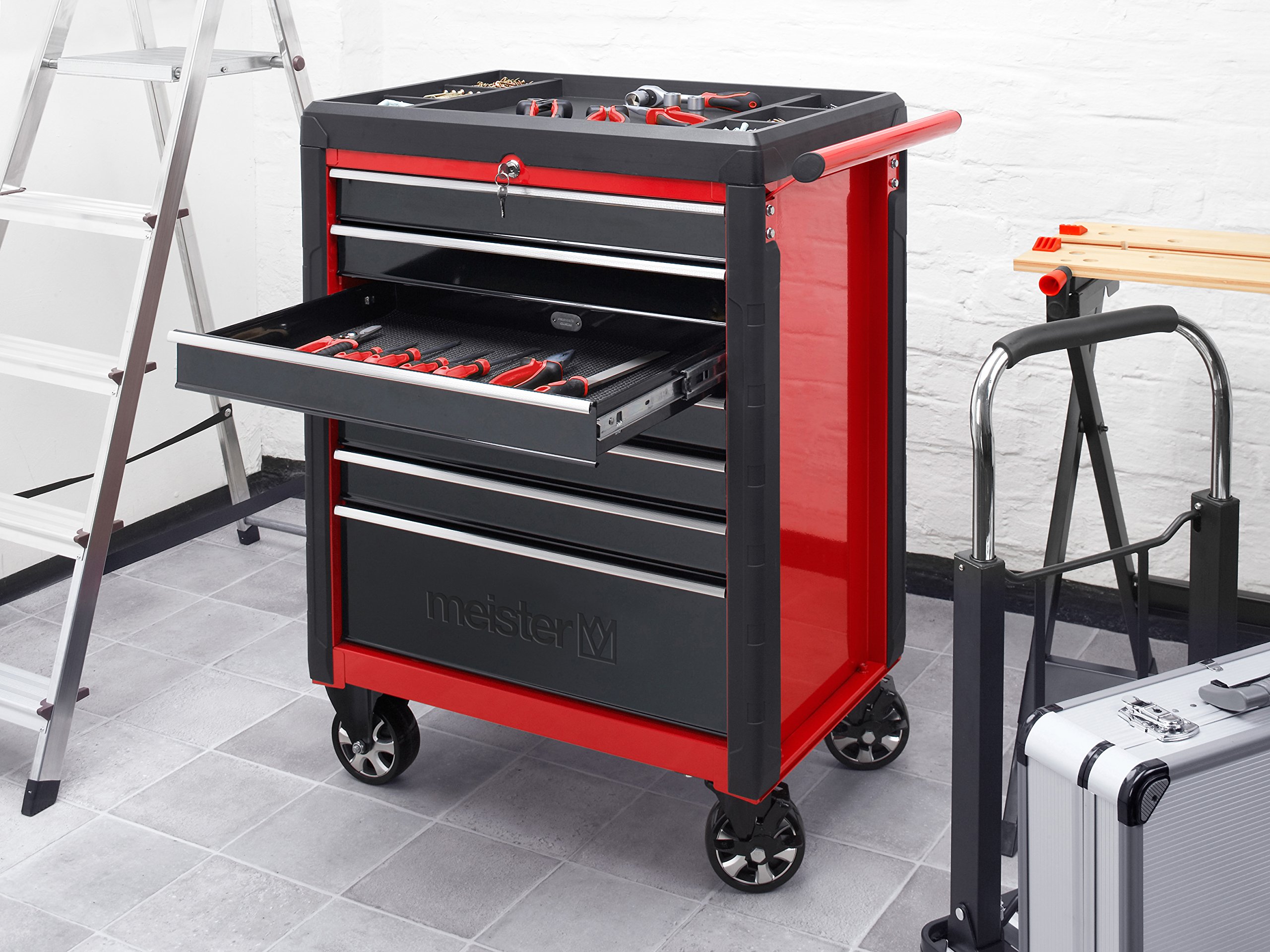 Meister Servante d'atelier M-7, 696 x 472 x 976 mm, 8986400
