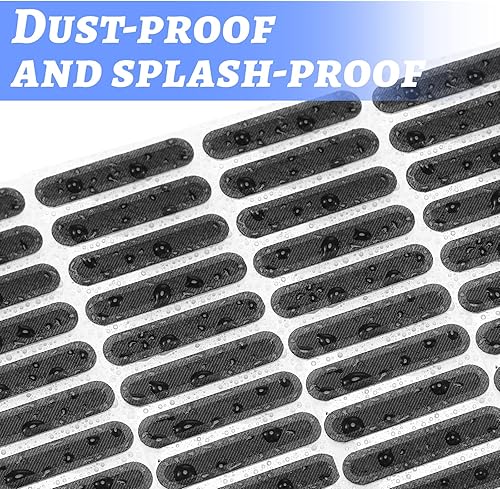 Miniatura 5 de Flutesan Adhesivos de red a prueba de polvo para teléfono celular, cubierta de polvo para altavoz, enchufe compatible con iPhone 1313 Pro13 Pro