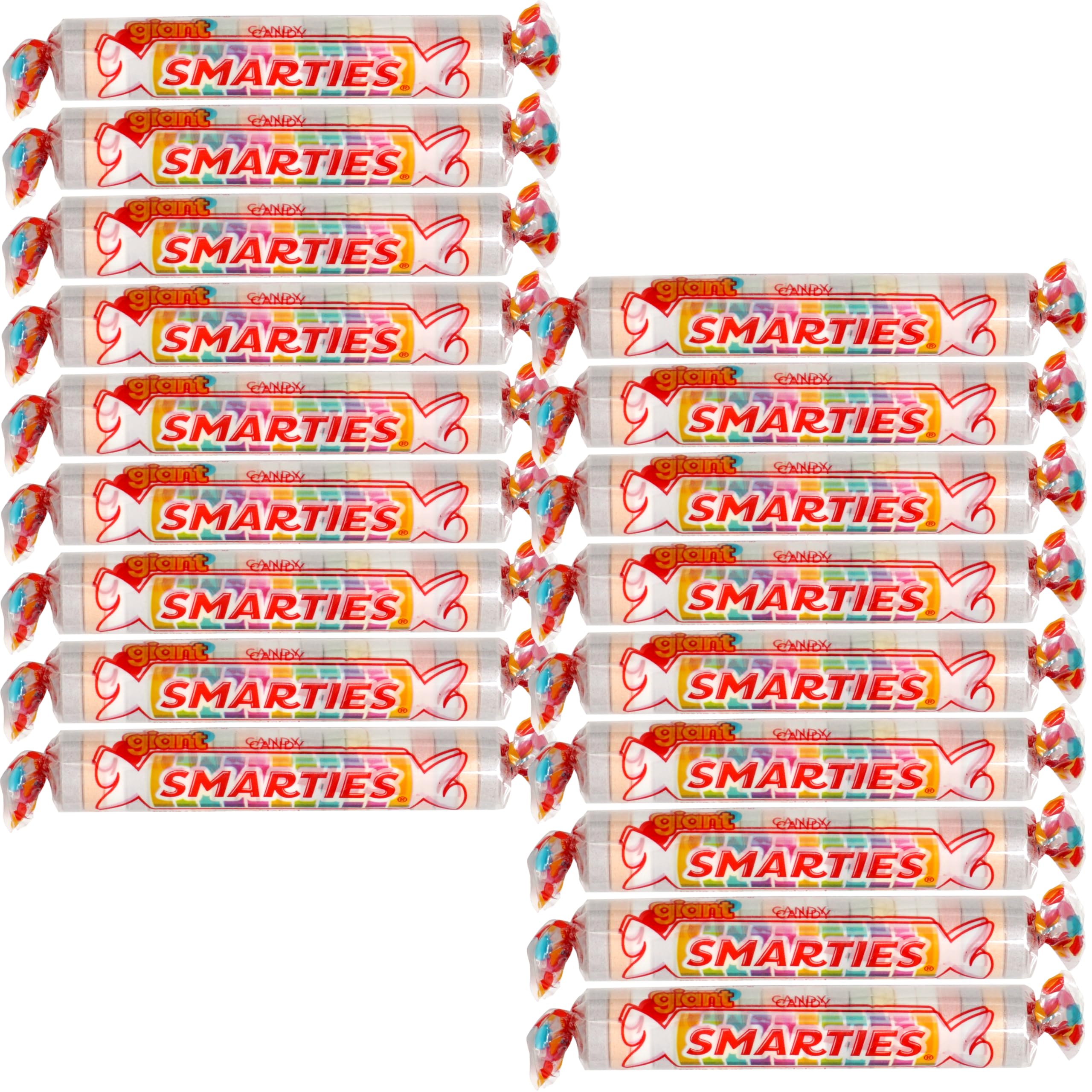Giant Candy Rolls, 18 Pack, Individually Wrapped Hard Candy