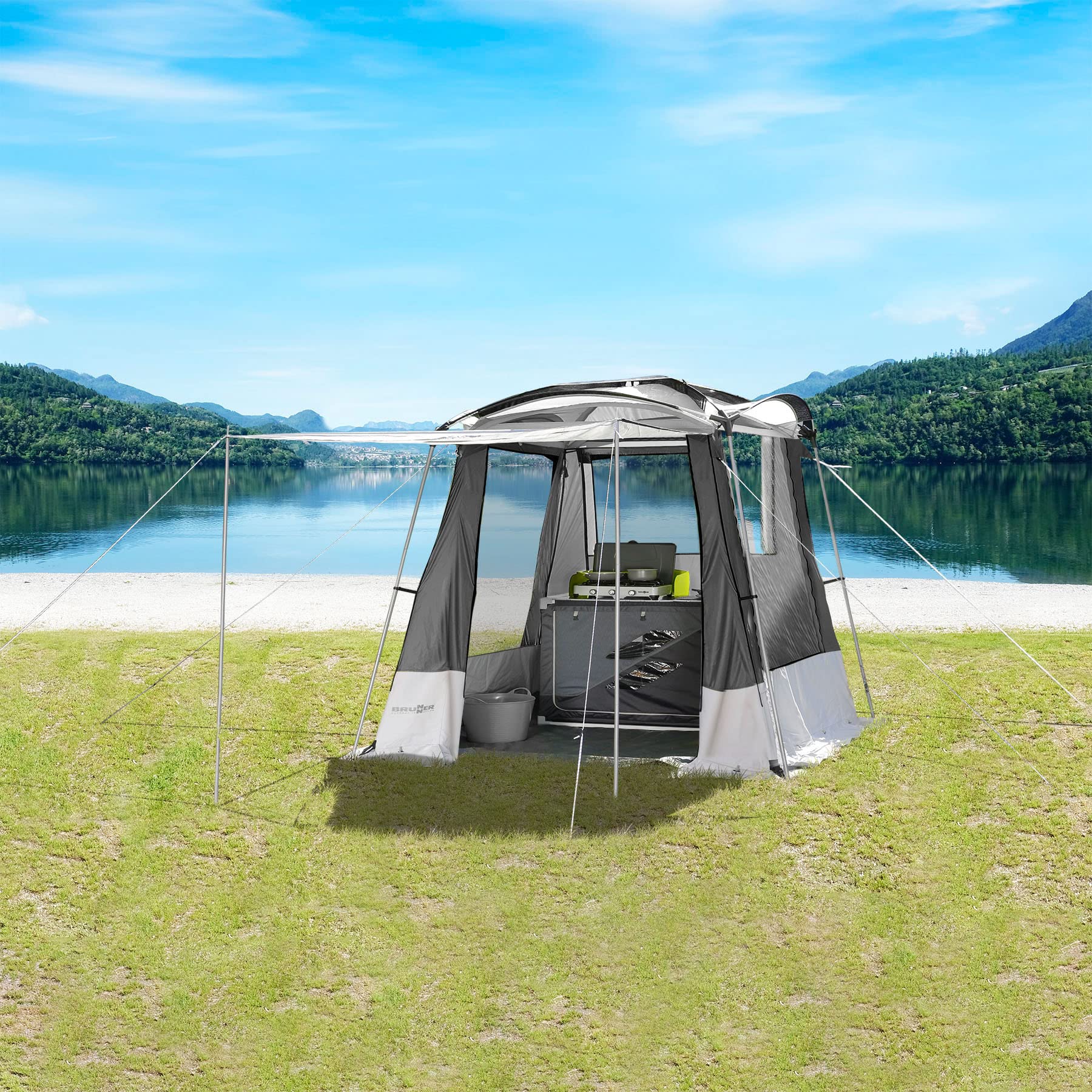 Brunner 0425994N Namiot wielofunkcyjny Camping, Dinery, 240 X 240Xh190/230 cm