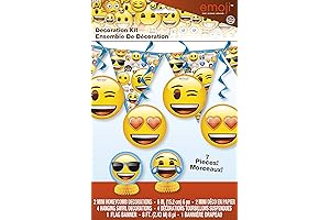 Party Emoji Decorations Kit (7 Pieces)